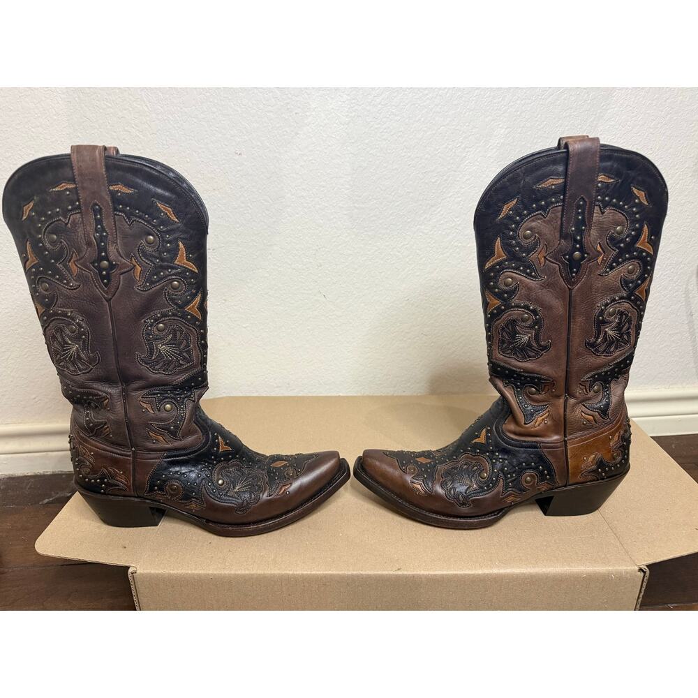 Lucchese 1883 Women's Studded Fiona Cowgirl Boots